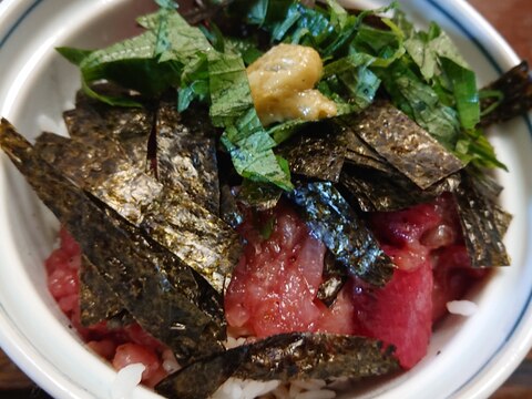 我が家の鉄火丼